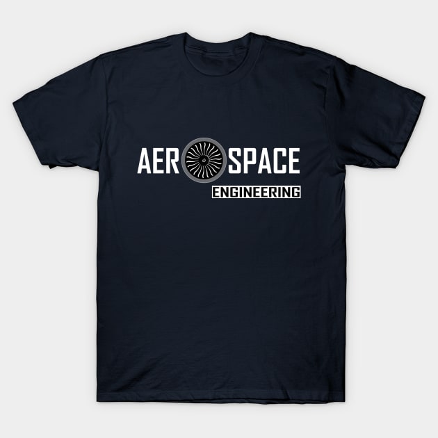 aerospace engineering with turbine image T-Shirt by PrisDesign99